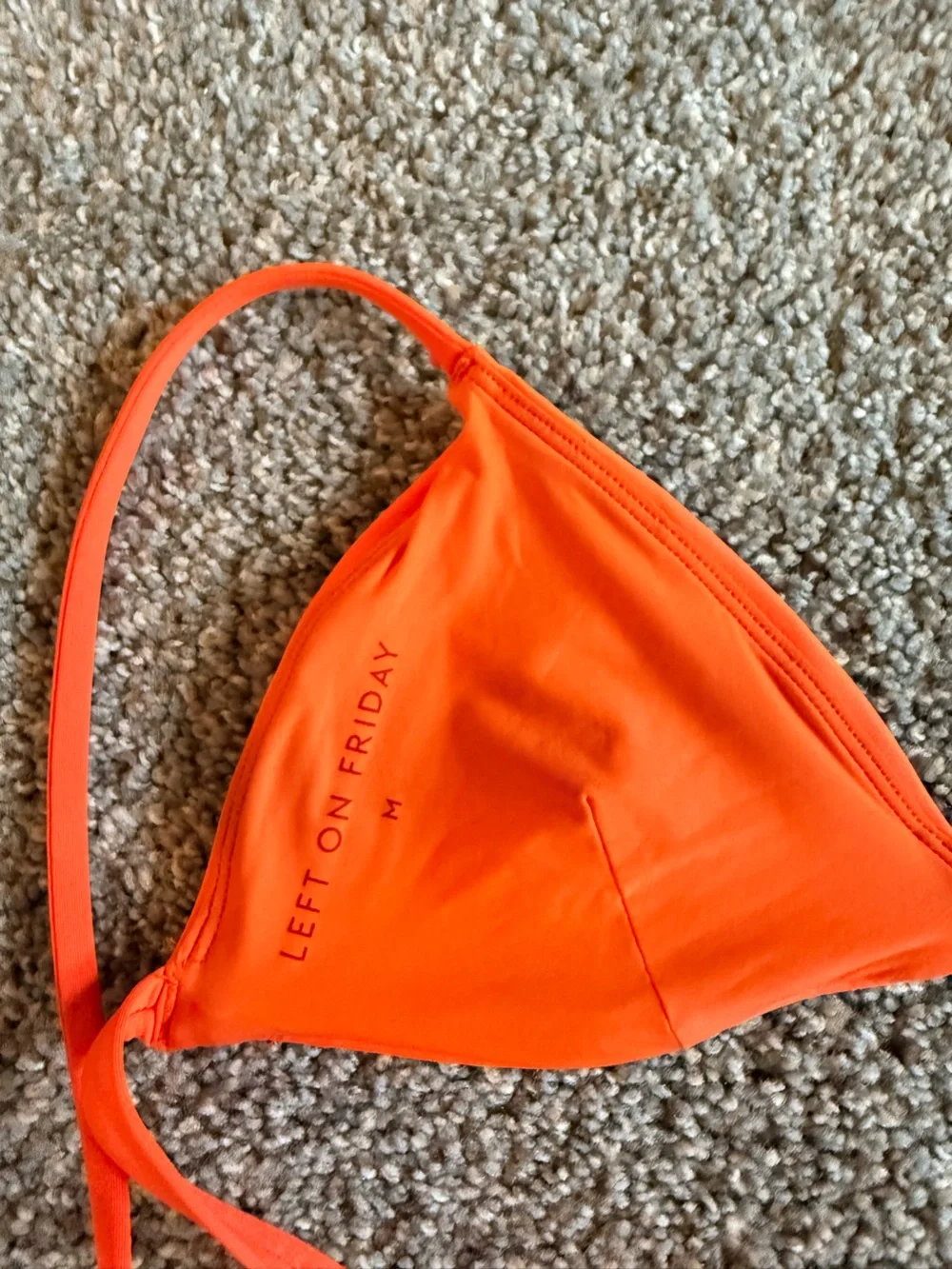 Left On Friday Aperol Bikini Top with Slim Straps